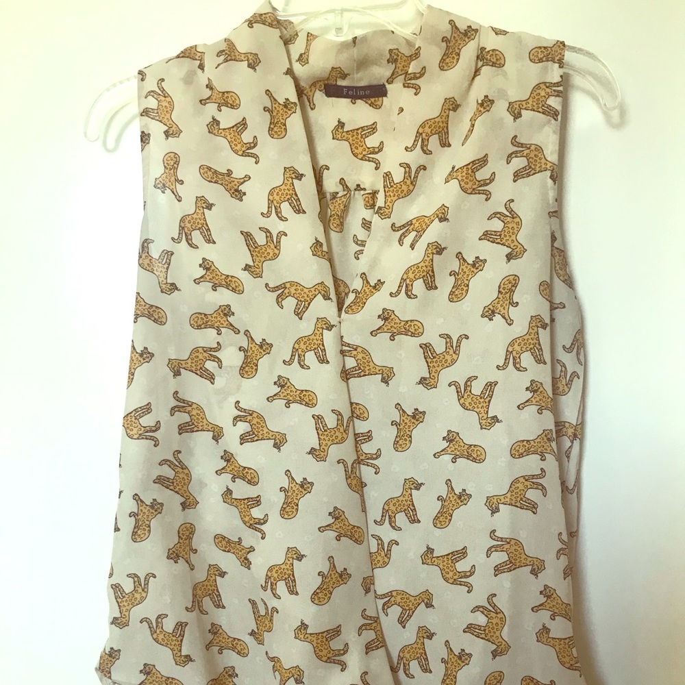 Leopard blouse